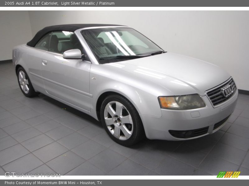 Light Silver Metallic / Platinum 2005 Audi A4 1.8T Cabriolet