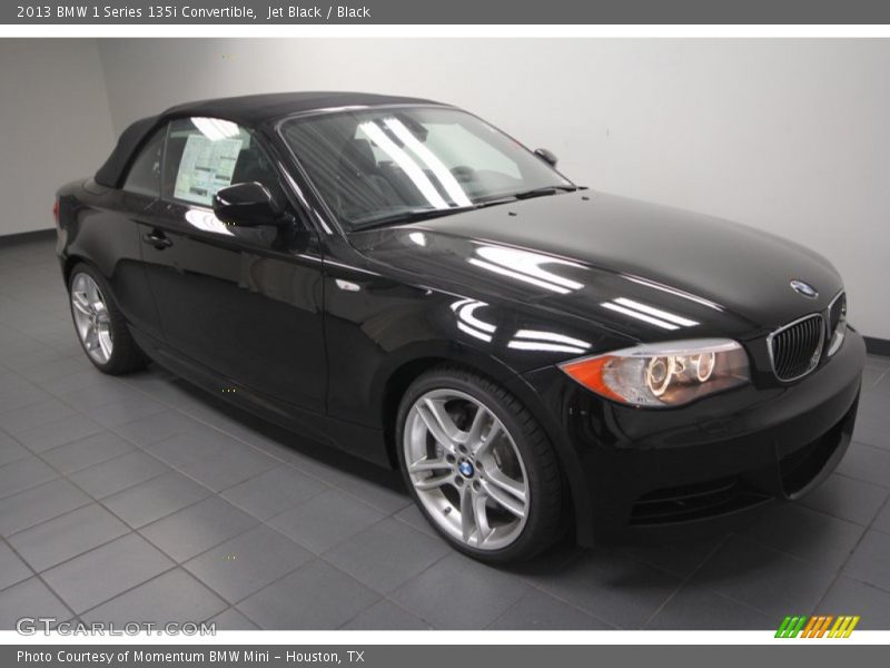 Jet Black / Black 2013 BMW 1 Series 135i Convertible
