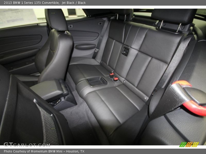 Rear Seat of 2013 1 Series 135i Convertible