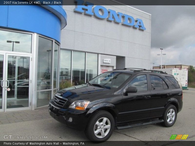 Black / Black 2007 Kia Sorento LX 4WD
