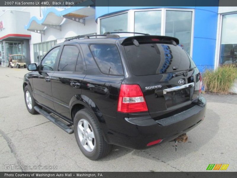 Black / Black 2007 Kia Sorento LX 4WD