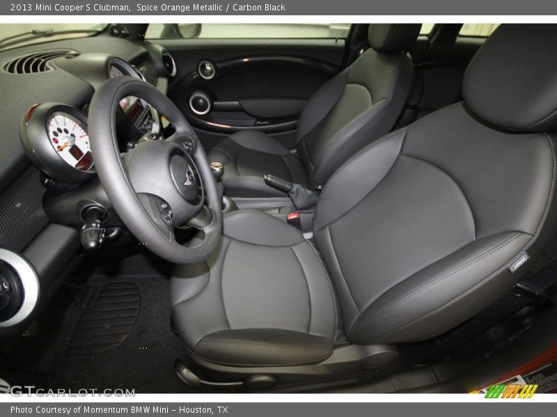 Spice Orange Metallic / Carbon Black 2013 Mini Cooper S Clubman