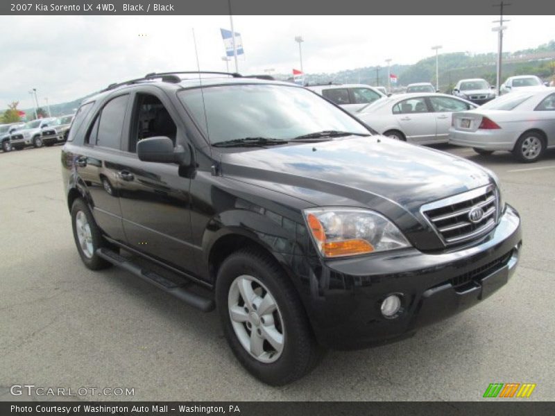 Black / Black 2007 Kia Sorento LX 4WD