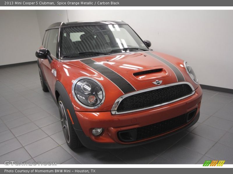 Spice Orange Metallic / Carbon Black 2013 Mini Cooper S Clubman