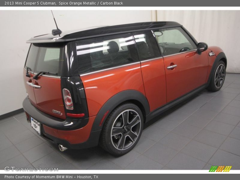 Spice Orange Metallic / Carbon Black 2013 Mini Cooper S Clubman