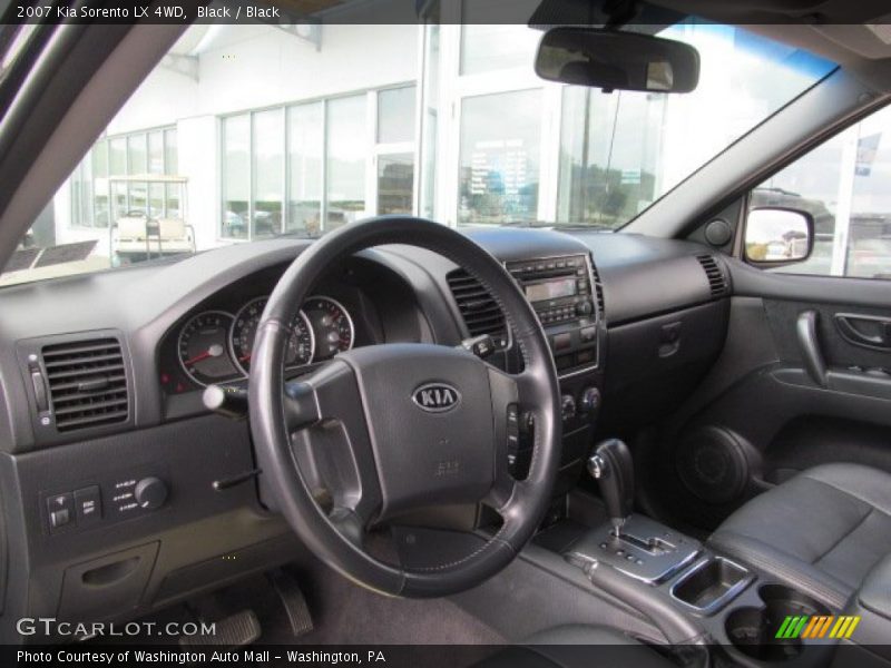 Black / Black 2007 Kia Sorento LX 4WD