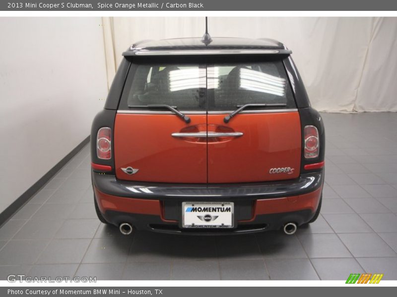 Spice Orange Metallic / Carbon Black 2013 Mini Cooper S Clubman
