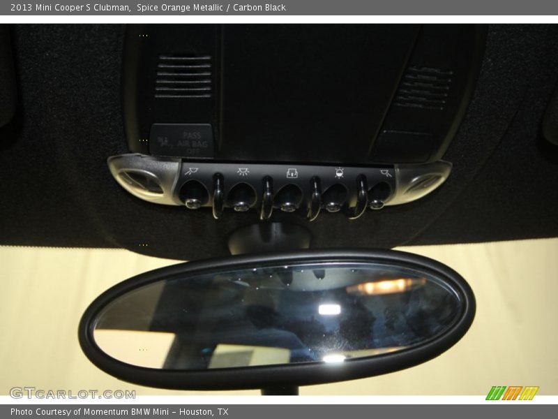 Spice Orange Metallic / Carbon Black 2013 Mini Cooper S Clubman