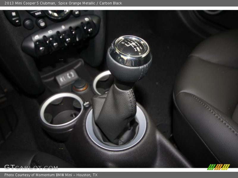 Spice Orange Metallic / Carbon Black 2013 Mini Cooper S Clubman