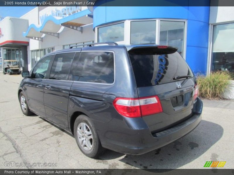 Sage Brush Pearl / Gray 2005 Honda Odyssey EX-L