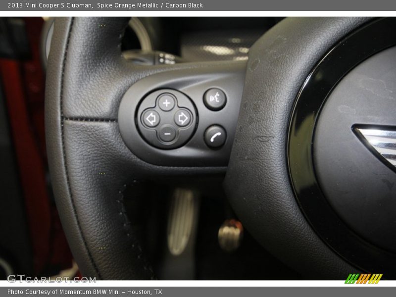 Spice Orange Metallic / Carbon Black 2013 Mini Cooper S Clubman