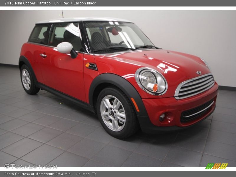 Chili Red / Carbon Black 2013 Mini Cooper Hardtop