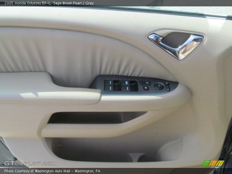 Sage Brush Pearl / Gray 2005 Honda Odyssey EX-L