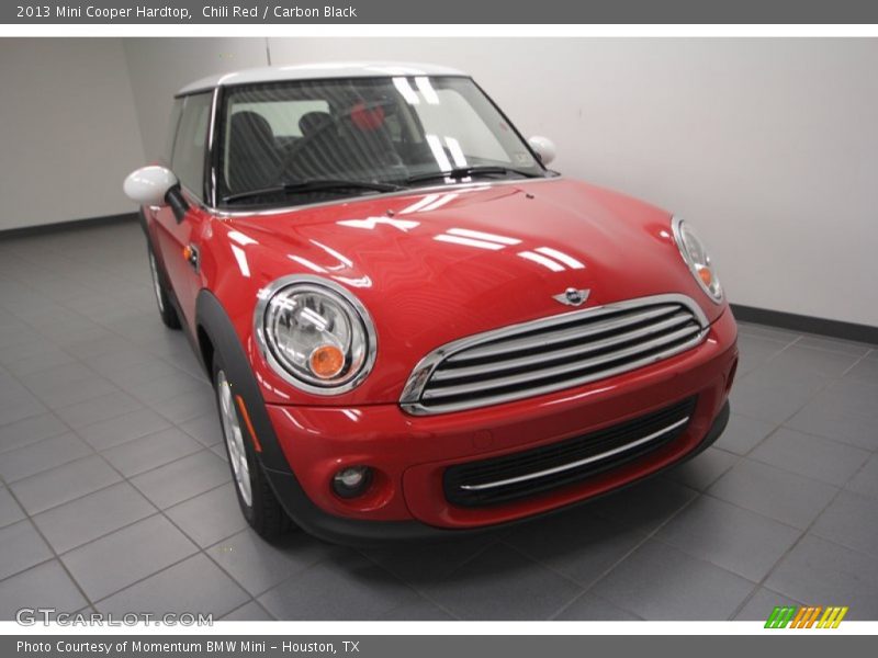 Chili Red / Carbon Black 2013 Mini Cooper Hardtop