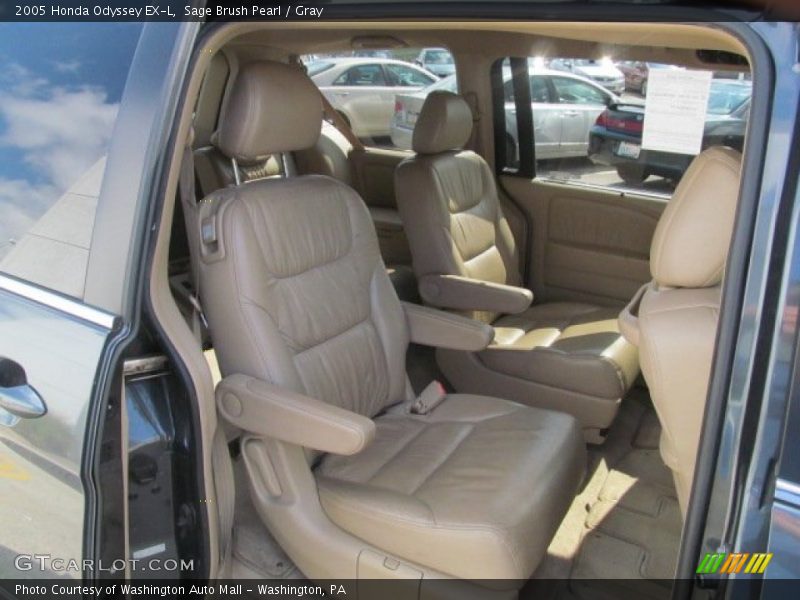 Sage Brush Pearl / Gray 2005 Honda Odyssey EX-L