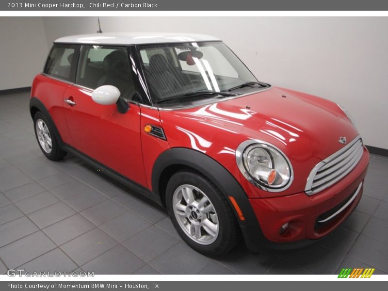 Chili Red / Carbon Black 2013 Mini Cooper Hardtop
