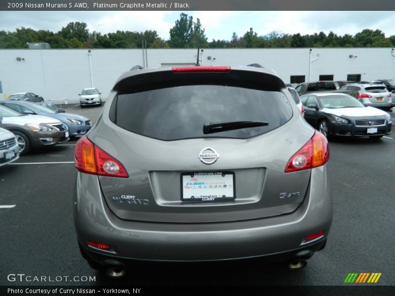 Platinum Graphite Metallic / Black 2009 Nissan Murano S AWD