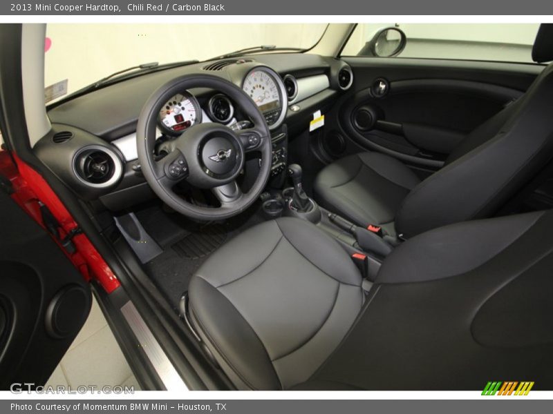 Chili Red / Carbon Black 2013 Mini Cooper Hardtop