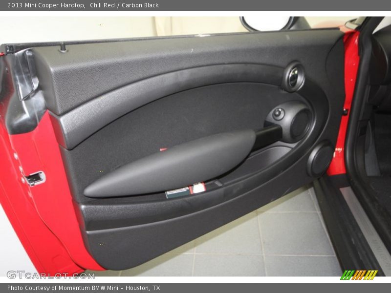Chili Red / Carbon Black 2013 Mini Cooper Hardtop