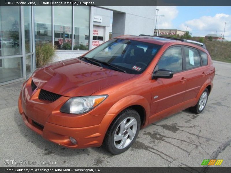 Fusion Orange Metallic / Graphite 2004 Pontiac Vibe