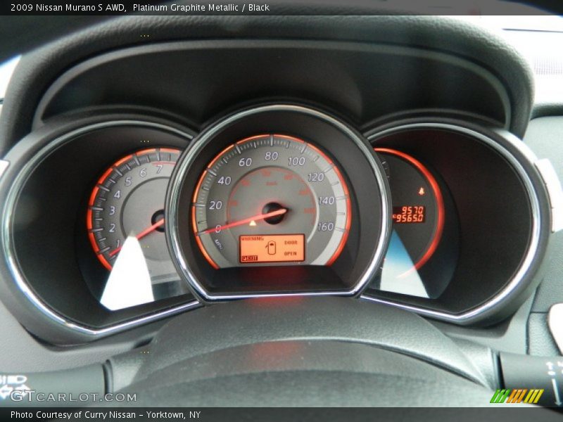 Platinum Graphite Metallic / Black 2009 Nissan Murano S AWD