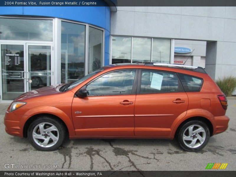Fusion Orange Metallic / Graphite 2004 Pontiac Vibe