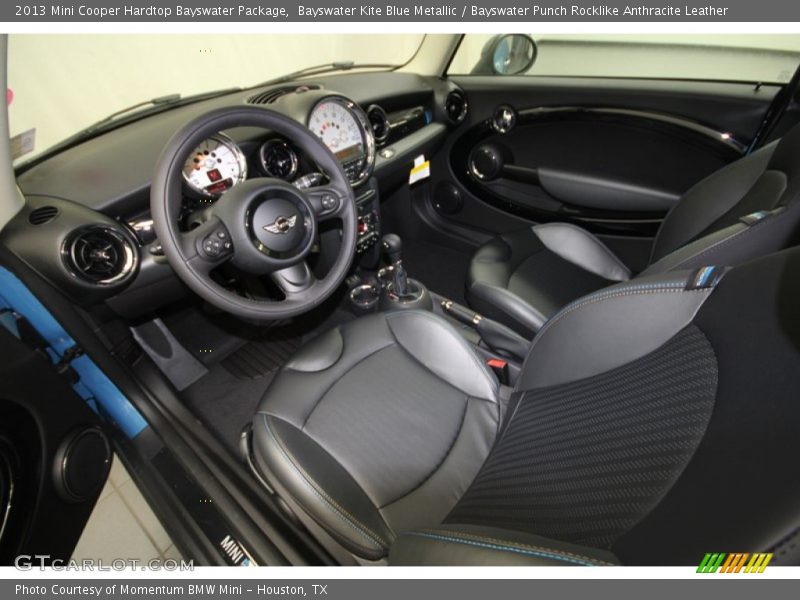  2013 Cooper Hardtop Bayswater Package Bayswater Punch Rocklike Anthracite Leather Interior