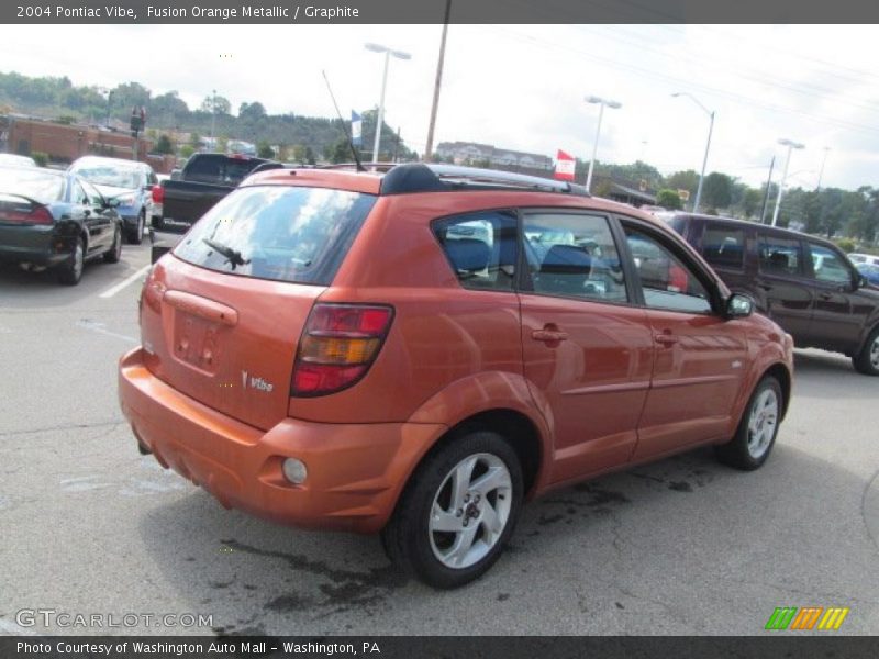 Fusion Orange Metallic / Graphite 2004 Pontiac Vibe