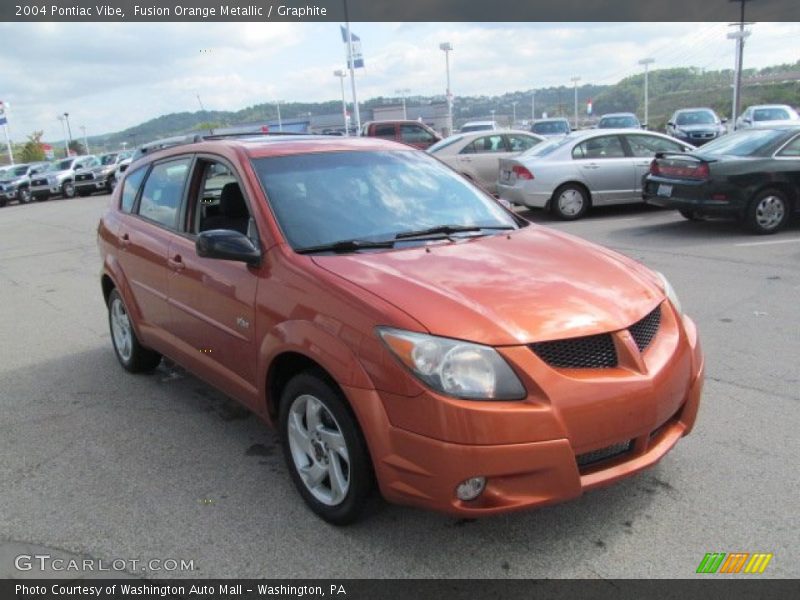 Fusion Orange Metallic / Graphite 2004 Pontiac Vibe