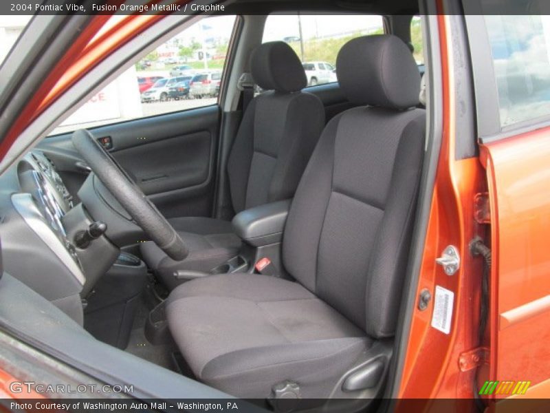 Fusion Orange Metallic / Graphite 2004 Pontiac Vibe