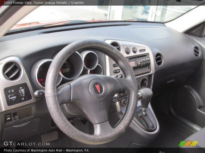 Fusion Orange Metallic / Graphite 2004 Pontiac Vibe