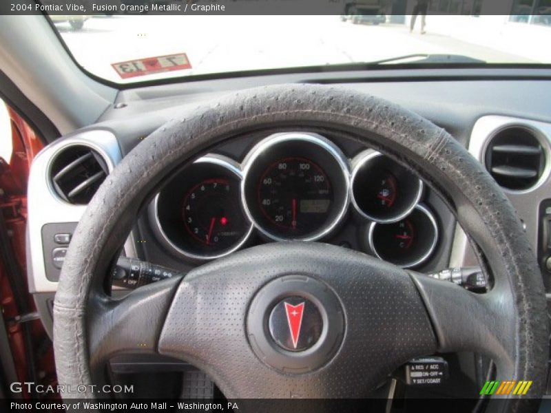 Fusion Orange Metallic / Graphite 2004 Pontiac Vibe