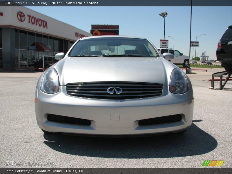 Brilliant Silver Metallic / Stone 2005 Infiniti G 35 Coupe