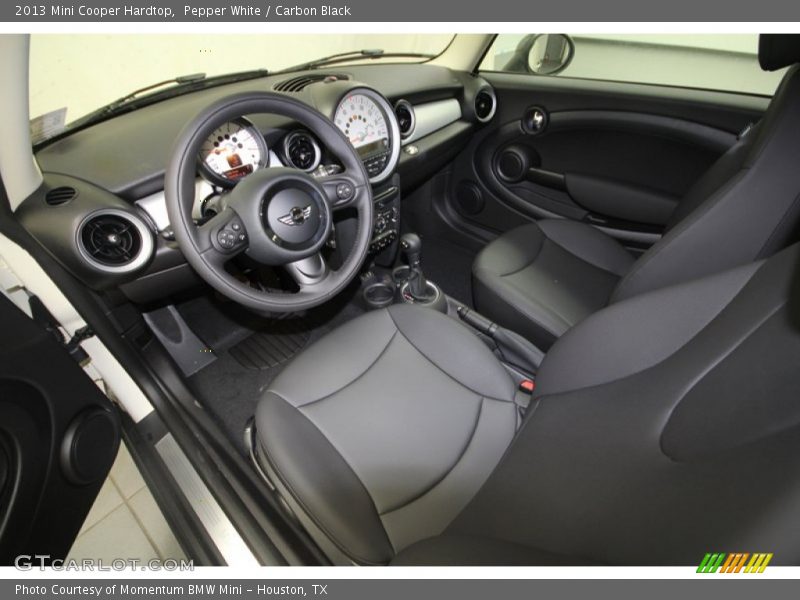 Pepper White / Carbon Black 2013 Mini Cooper Hardtop