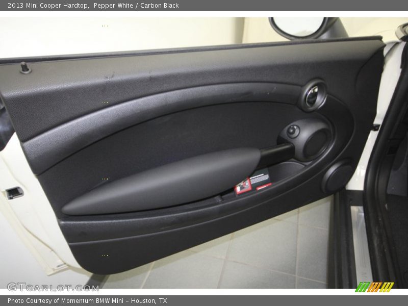Pepper White / Carbon Black 2013 Mini Cooper Hardtop
