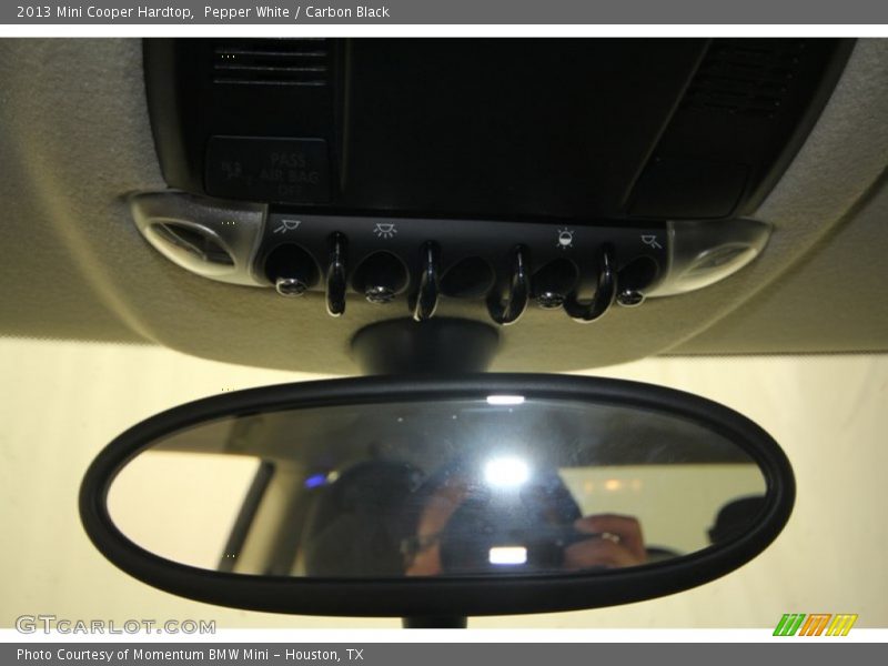 Pepper White / Carbon Black 2013 Mini Cooper Hardtop