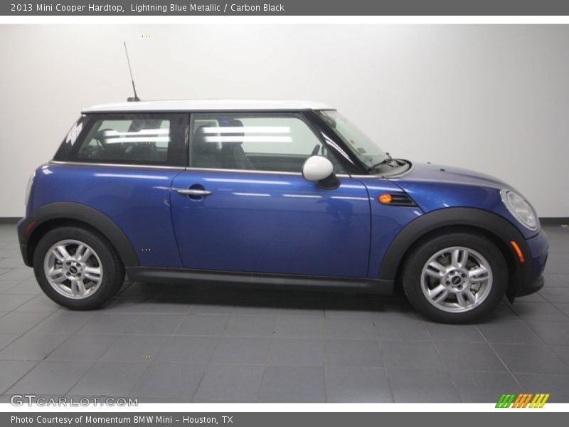 Lightning Blue Metallic / Carbon Black 2013 Mini Cooper Hardtop