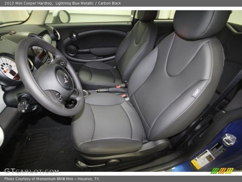 Lightning Blue Metallic / Carbon Black 2013 Mini Cooper Hardtop