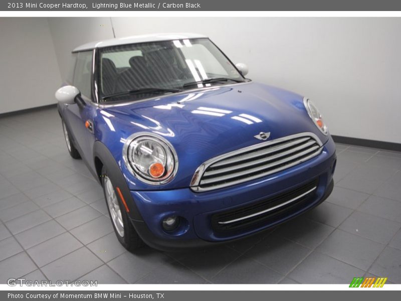 Lightning Blue Metallic / Carbon Black 2013 Mini Cooper Hardtop