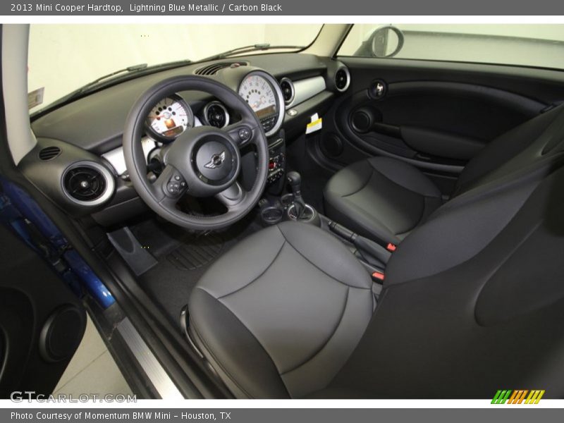 Lightning Blue Metallic / Carbon Black 2013 Mini Cooper Hardtop