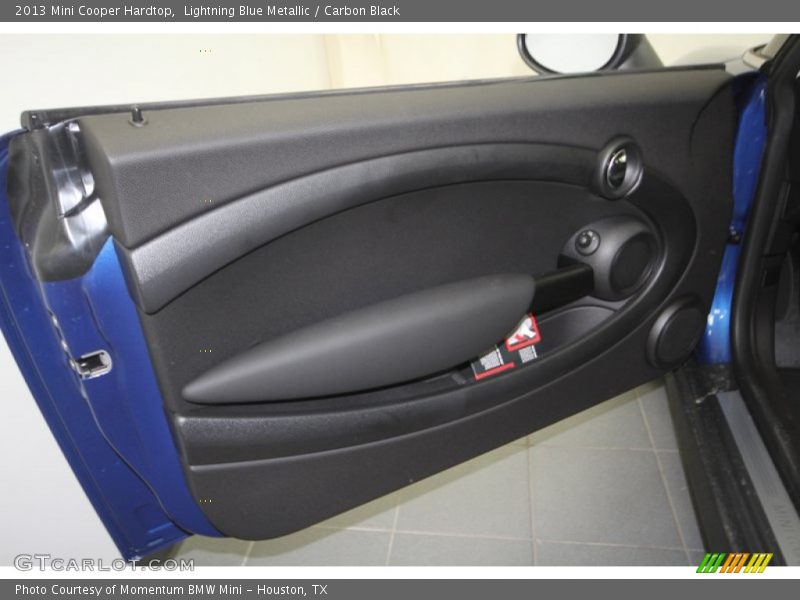 Lightning Blue Metallic / Carbon Black 2013 Mini Cooper Hardtop
