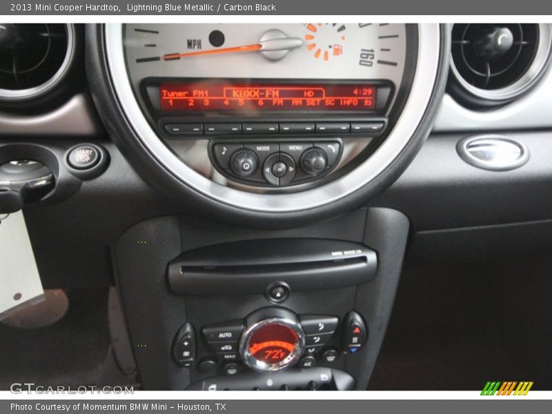 Lightning Blue Metallic / Carbon Black 2013 Mini Cooper Hardtop
