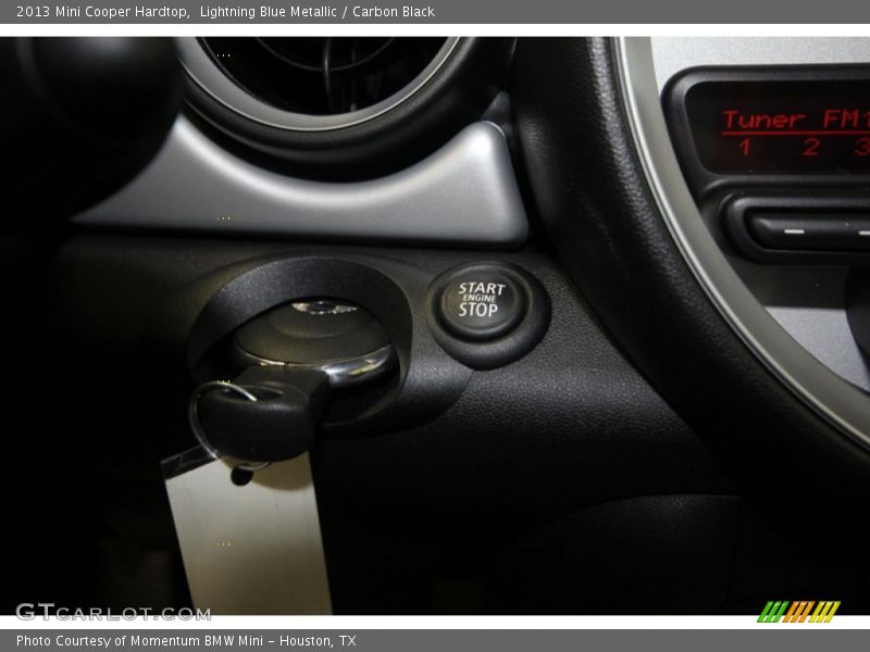 Lightning Blue Metallic / Carbon Black 2013 Mini Cooper Hardtop