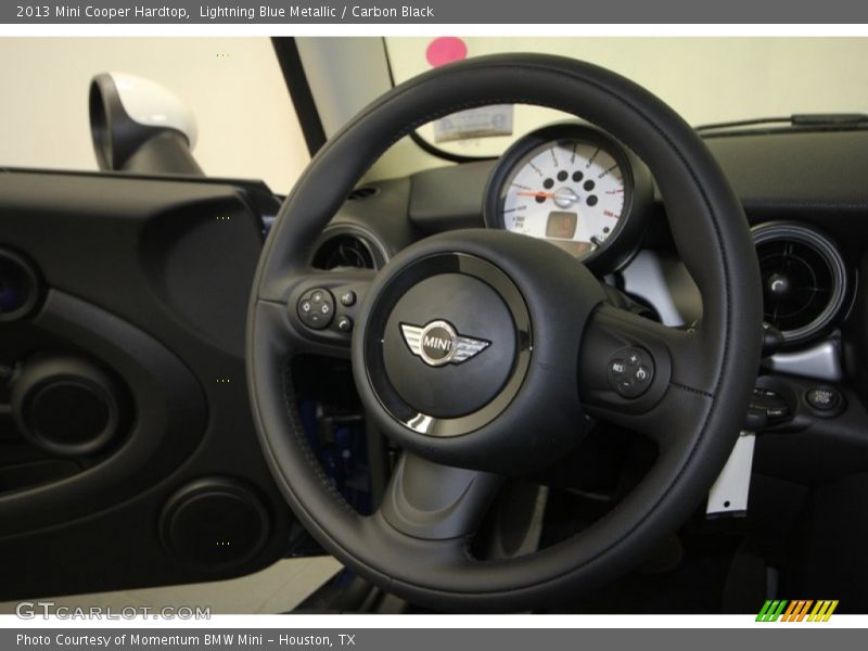 Lightning Blue Metallic / Carbon Black 2013 Mini Cooper Hardtop