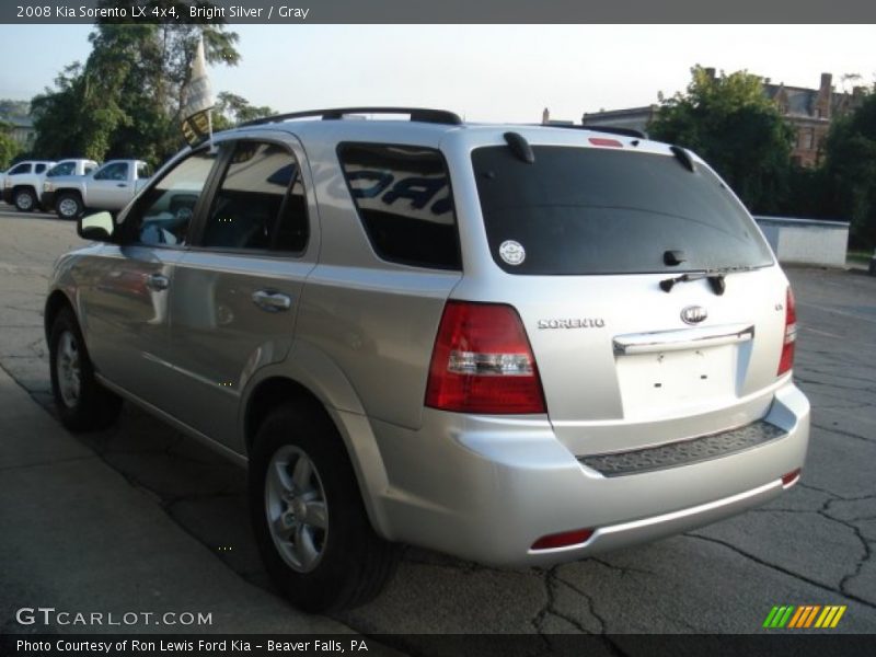 Bright Silver / Gray 2008 Kia Sorento LX 4x4