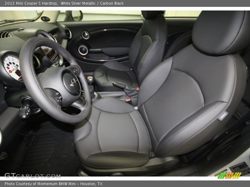 White Silver Metallic / Carbon Black 2013 Mini Cooper S Hardtop