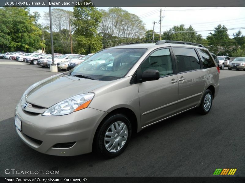 Desert Sand Mica / Fawn 2008 Toyota Sienna LE
