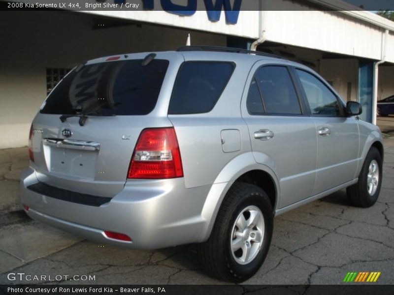 Bright Silver / Gray 2008 Kia Sorento LX 4x4