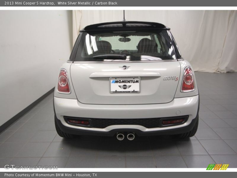White Silver Metallic / Carbon Black 2013 Mini Cooper S Hardtop