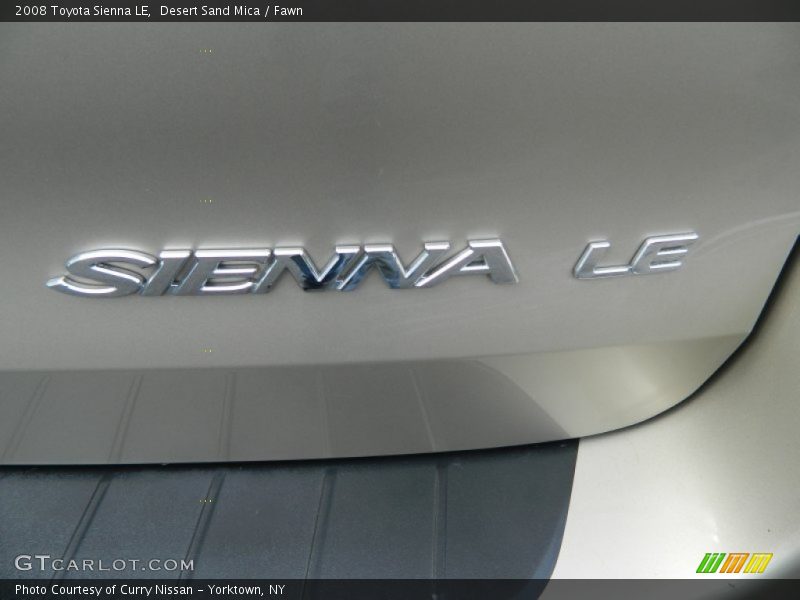 Desert Sand Mica / Fawn 2008 Toyota Sienna LE
